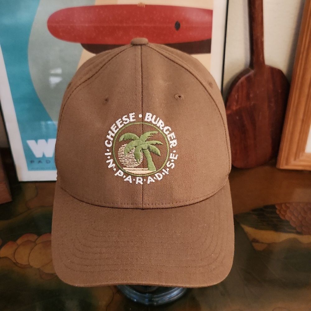Vintage 1989 Cheeseburger In Paradise Lahaina Hat L-XL